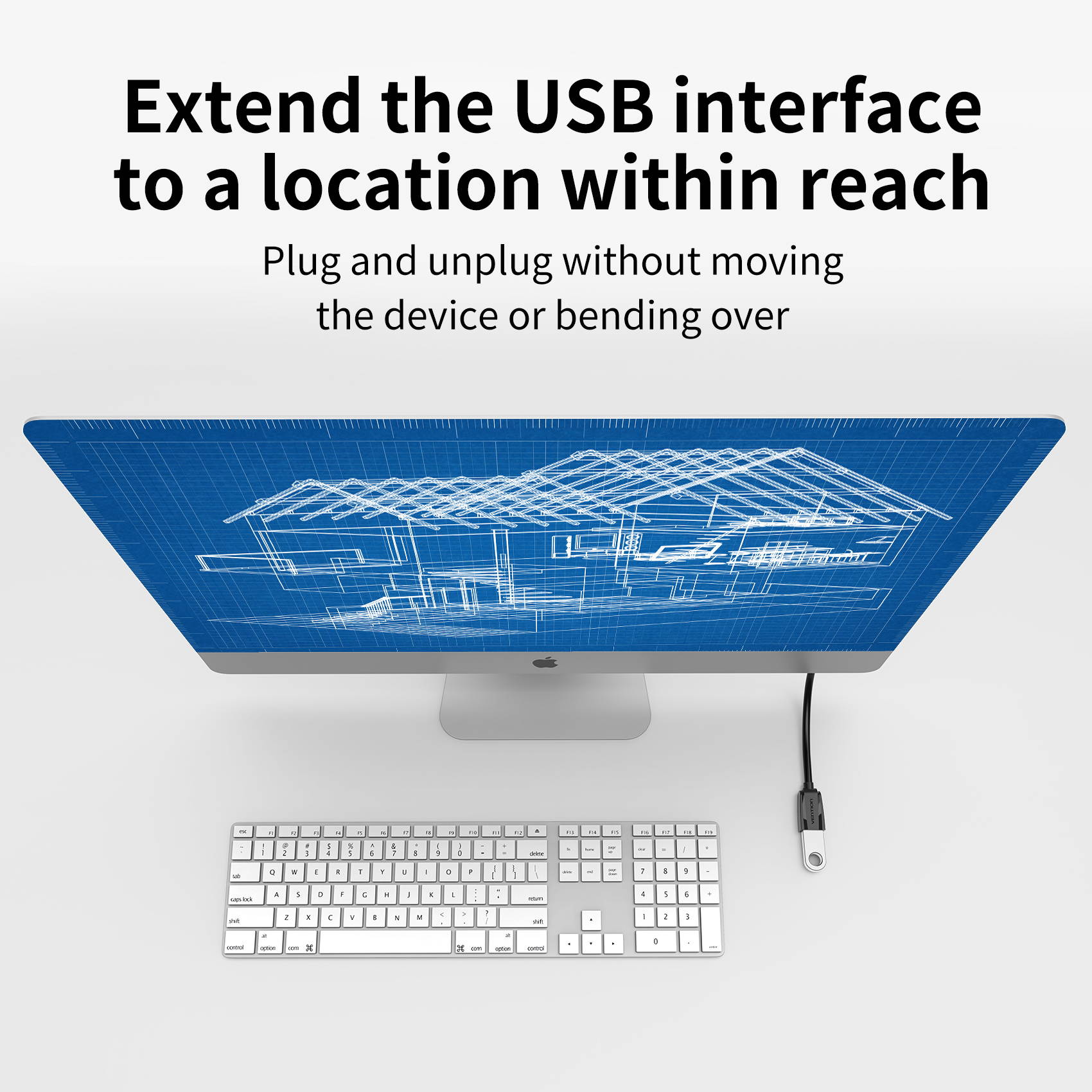 Vention USB Extension Cable USB 3.0 Data Cable