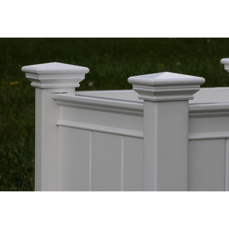 Barcelona Rectangular Planter Box - White - Vita