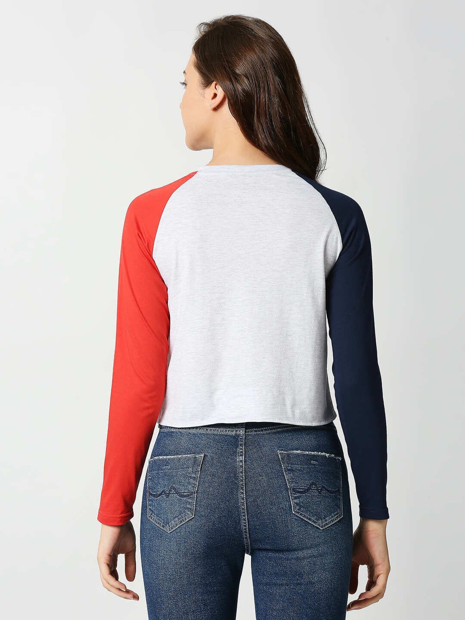 Pepe Jeans Multicolor Graphic Print Crop Top