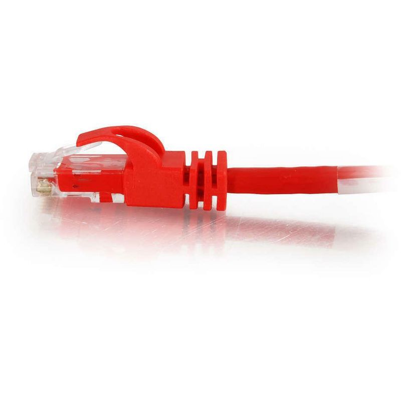 C2G-14ft Cat6 Snagless Crossover Unshielded (UTP) Network Patch Cable - Red - Category 6 for Network Device - RJ-45 Male - RJ-45 Male - Crossover