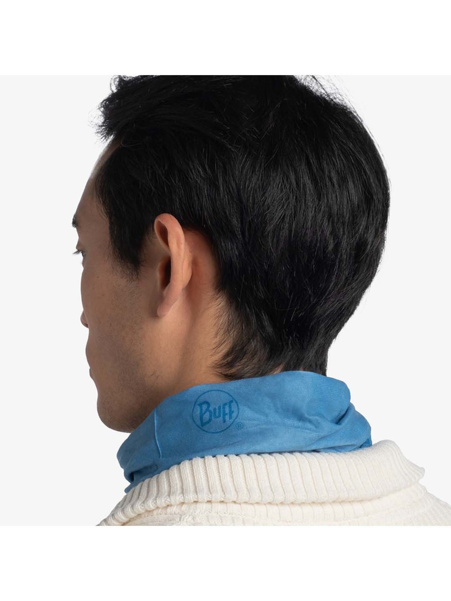 BUFF Original Ecostretch Blue Solid Bandanas