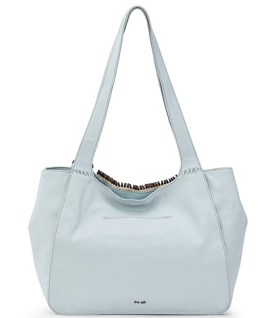 The Sak Huntley Leather Snap Tote Bag
