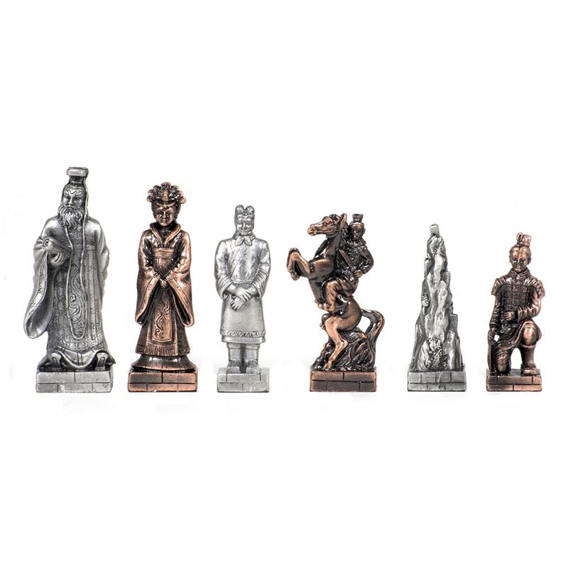 WE Games Chinese Qin Chess Pieces - Pewter