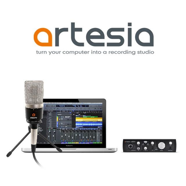 Artesia AMC 10 Cardioid Condenser Microphone With Pop Filter 8 inch XLR Cable and Tripod Stand