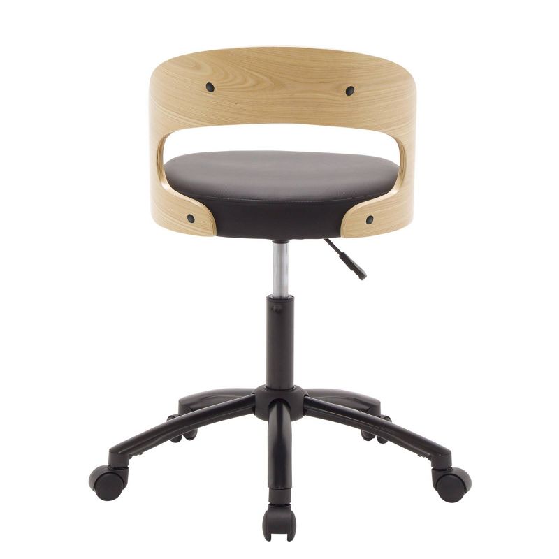 Ashwood Task Chair Black/Ashwood - Calico Designs