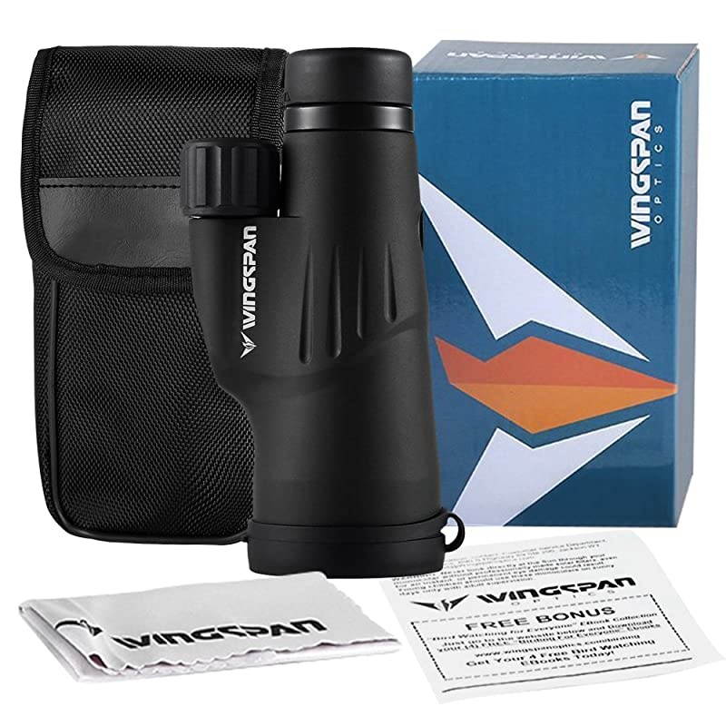 Explorer High Powered 12X50 Monocular. Bright and Clear. Single Hand Focus. Waterproof. Fog Proof. for Bird Watching, or Watching Wildlife. Daytime Use. Formerly Polaris Optics