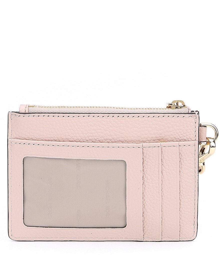 Michael Kors Zebra Signature Jet Set Double Zip Wristlet