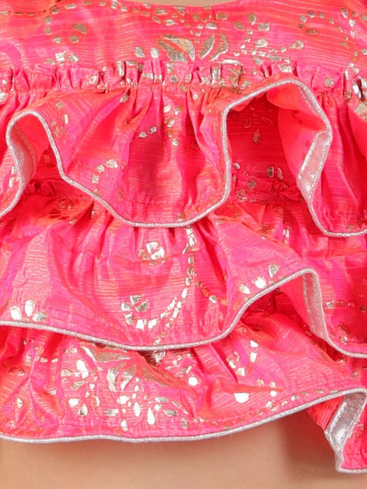 TWISHA Kids Pink & Blue Printed Top Set