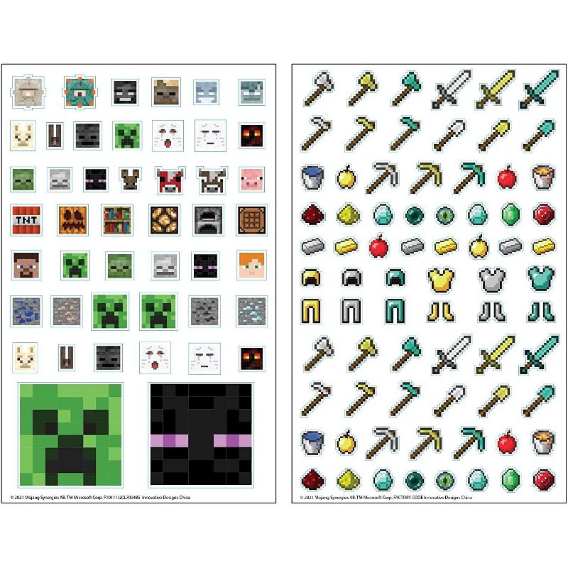 Innovative Designs Minecraft Kids Stationery Set | School & Craft Supplies with Pencil Case
