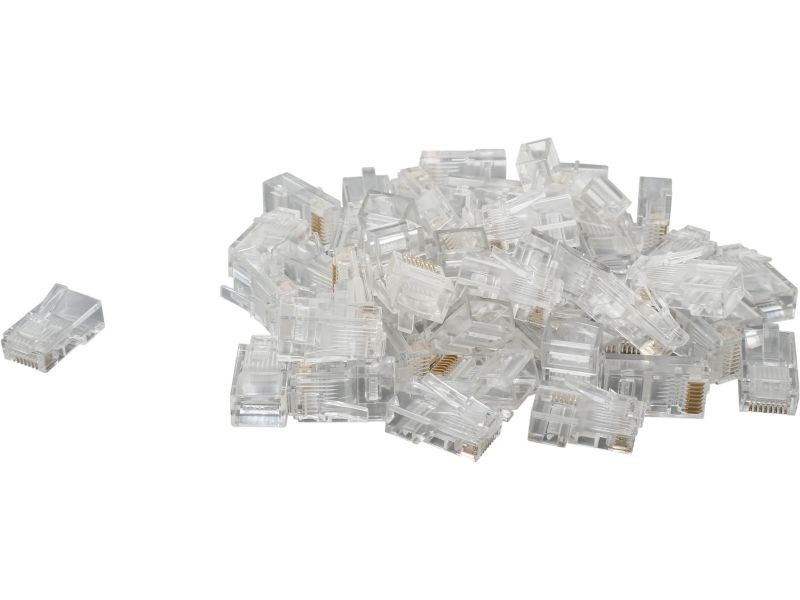 Micro Connectors CAT5 RJ45 Coupler F-F Straight