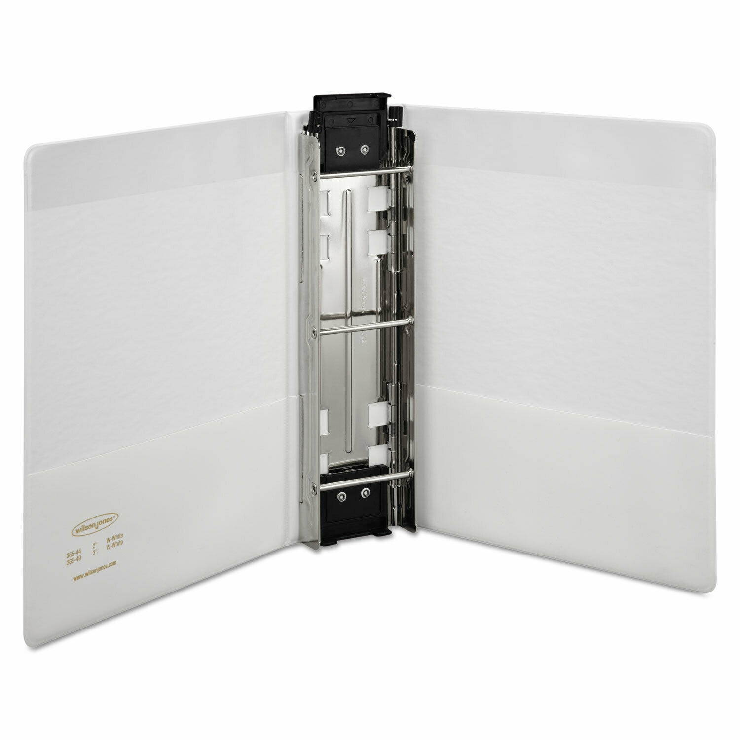 Wilson Jones Hanging Straight Post View Binder 2" Cap White 36544W