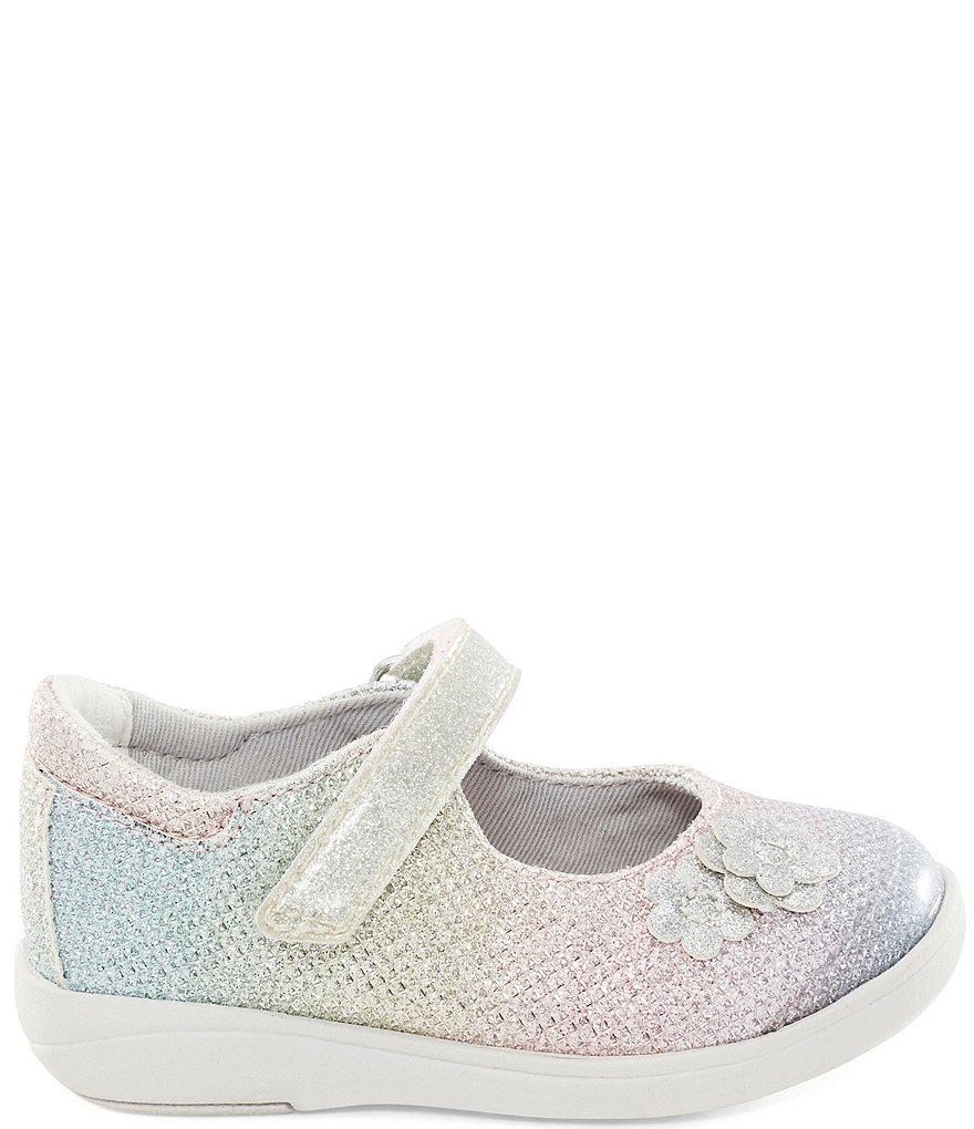 Stride Rite Girls' Holly SR Glitter Mary Janes (Infant)