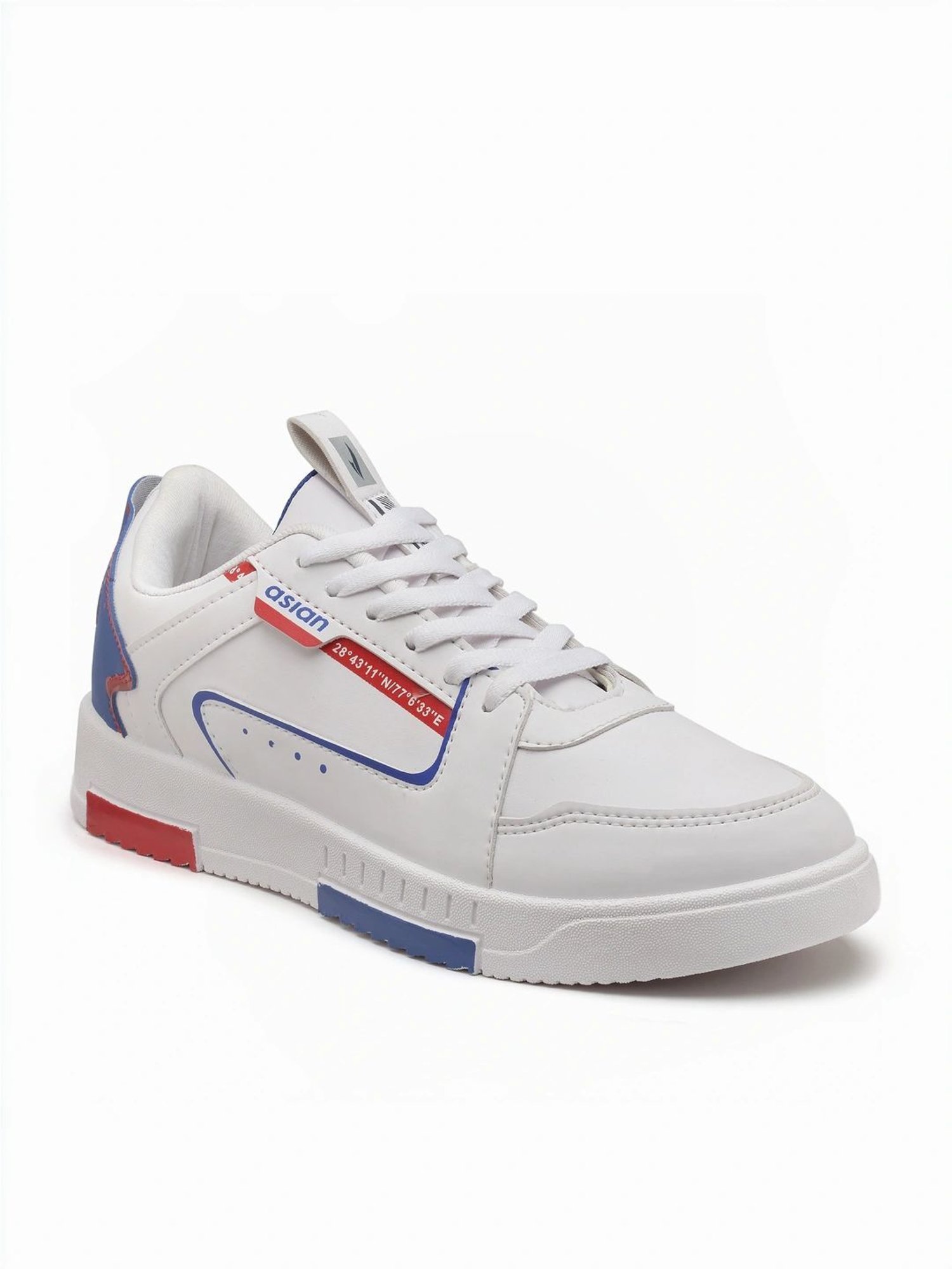 Asian Men's White Casual Sneakers