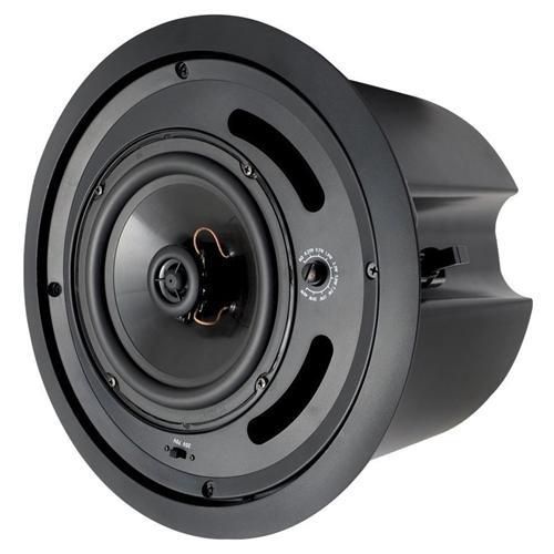 6.5" 25/70V SPEAKER W/BACKBOX - BLACK