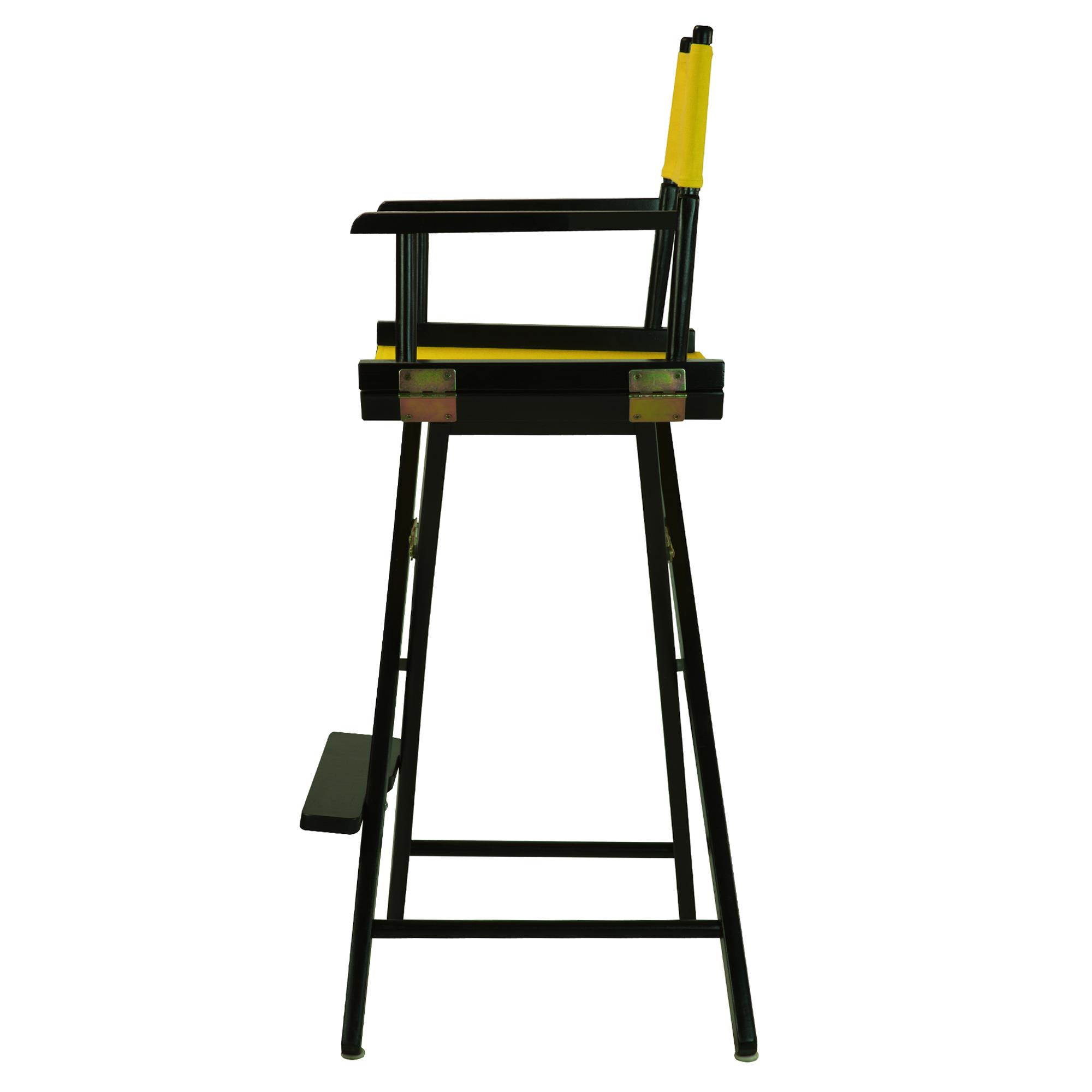Casual Home 230-02-021-14 30 in. Directors Chair Black Frame with Yellow Canvas