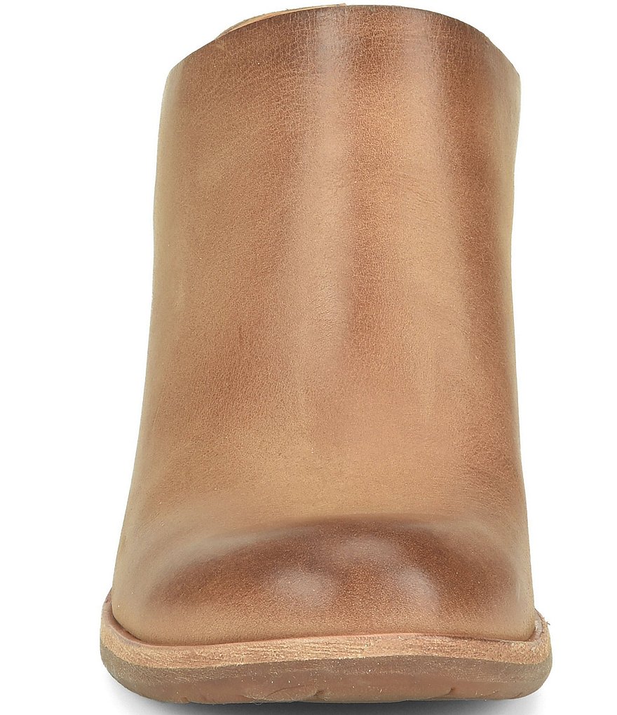 Kork-Ease Challis Leather Block Heel Mules