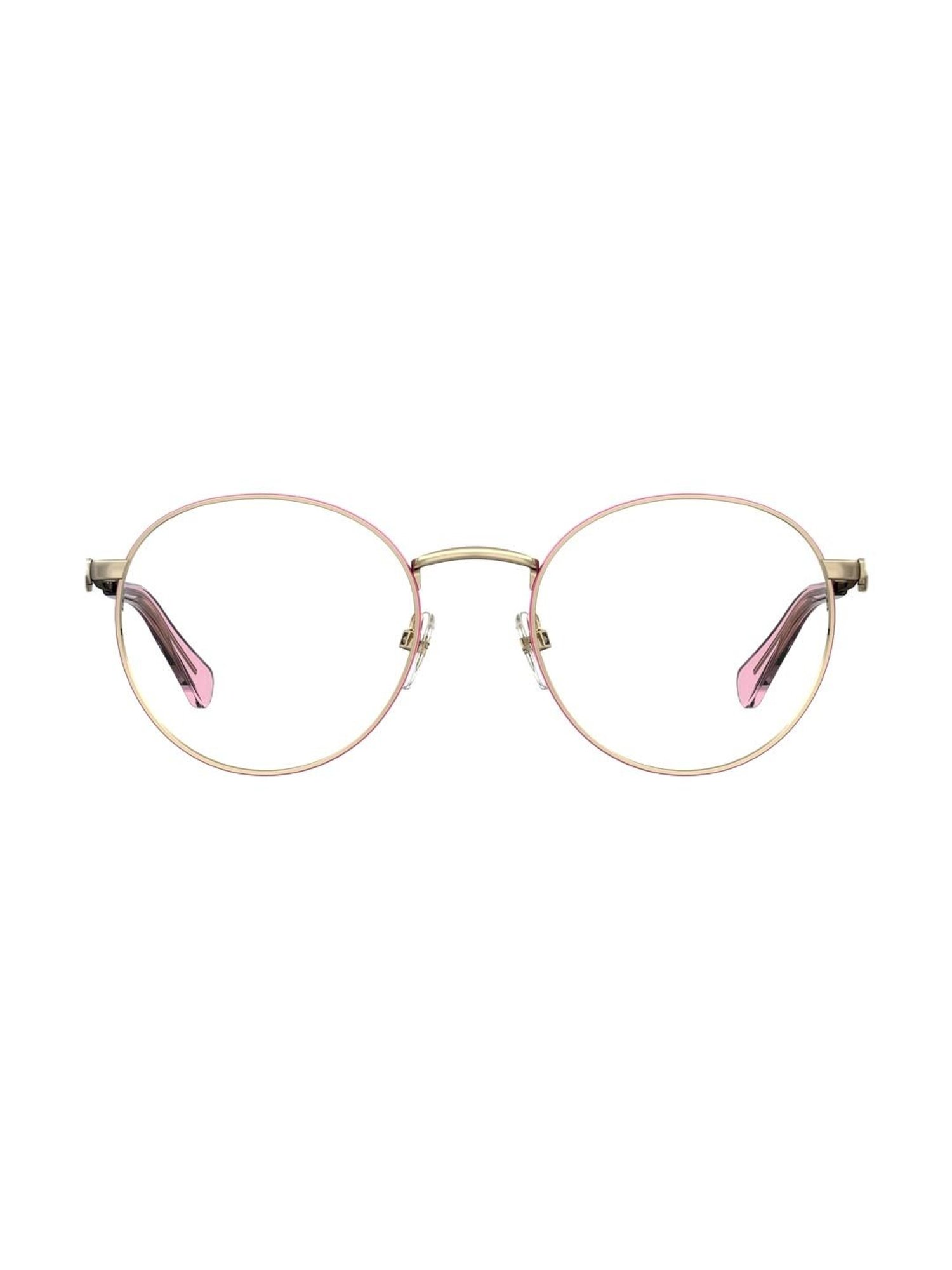 Chiara Ferragni Pink Oval Eye Frames for Women