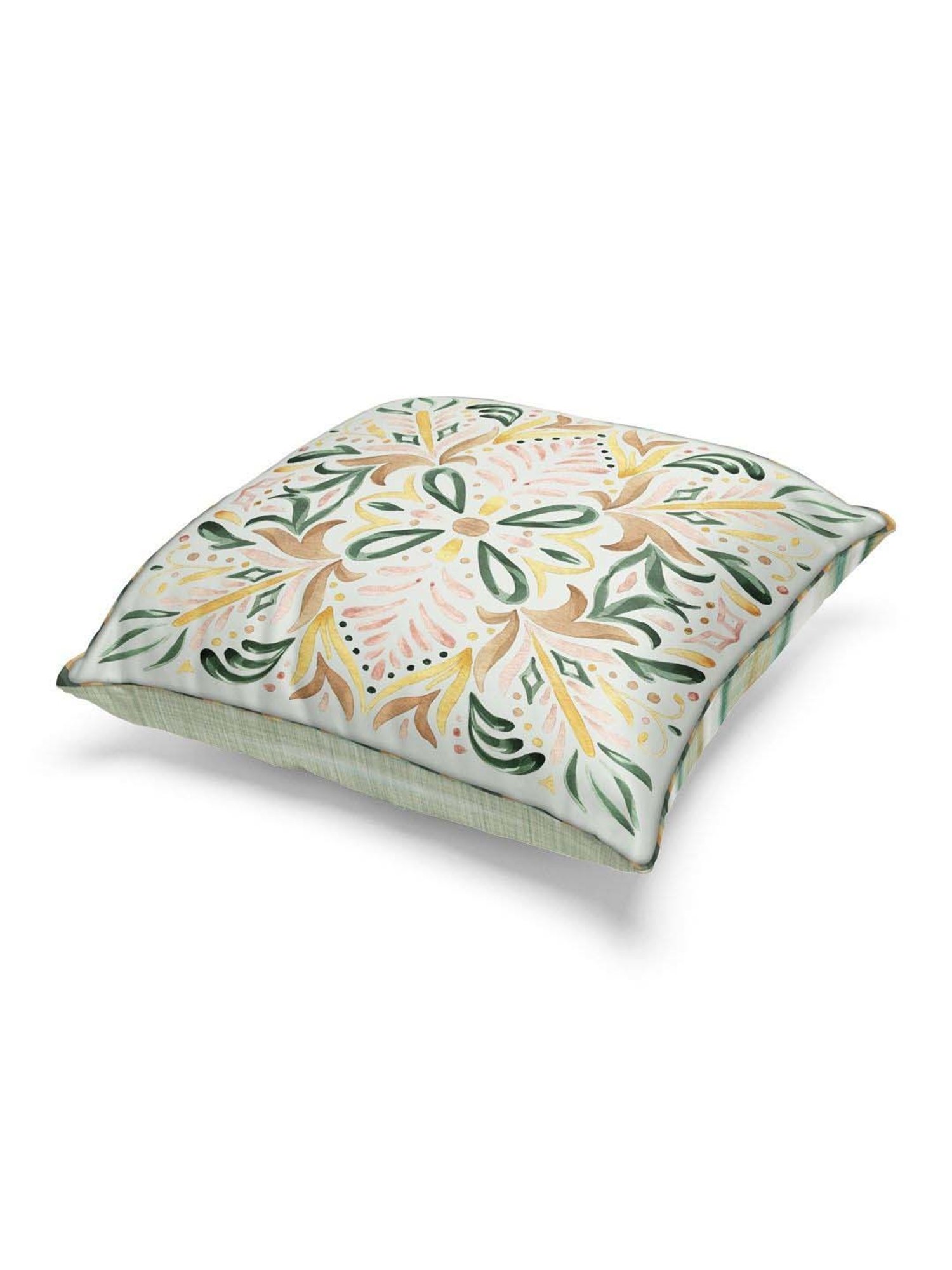 Bianca Suzane Beige & Sage Green Microfibre Cushion Cover - Set of 3