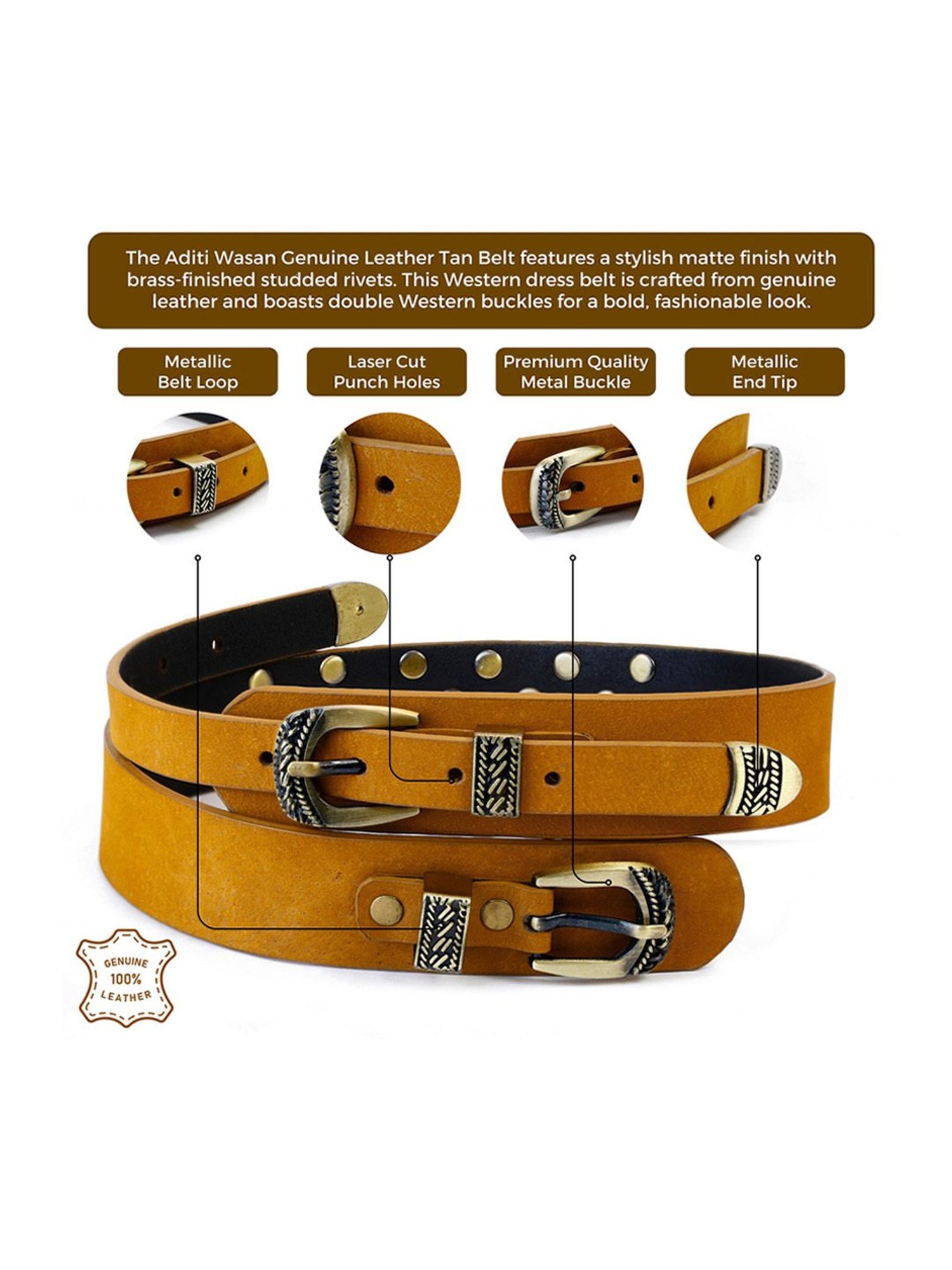 Patricia Nash Chain Link Woven Belt