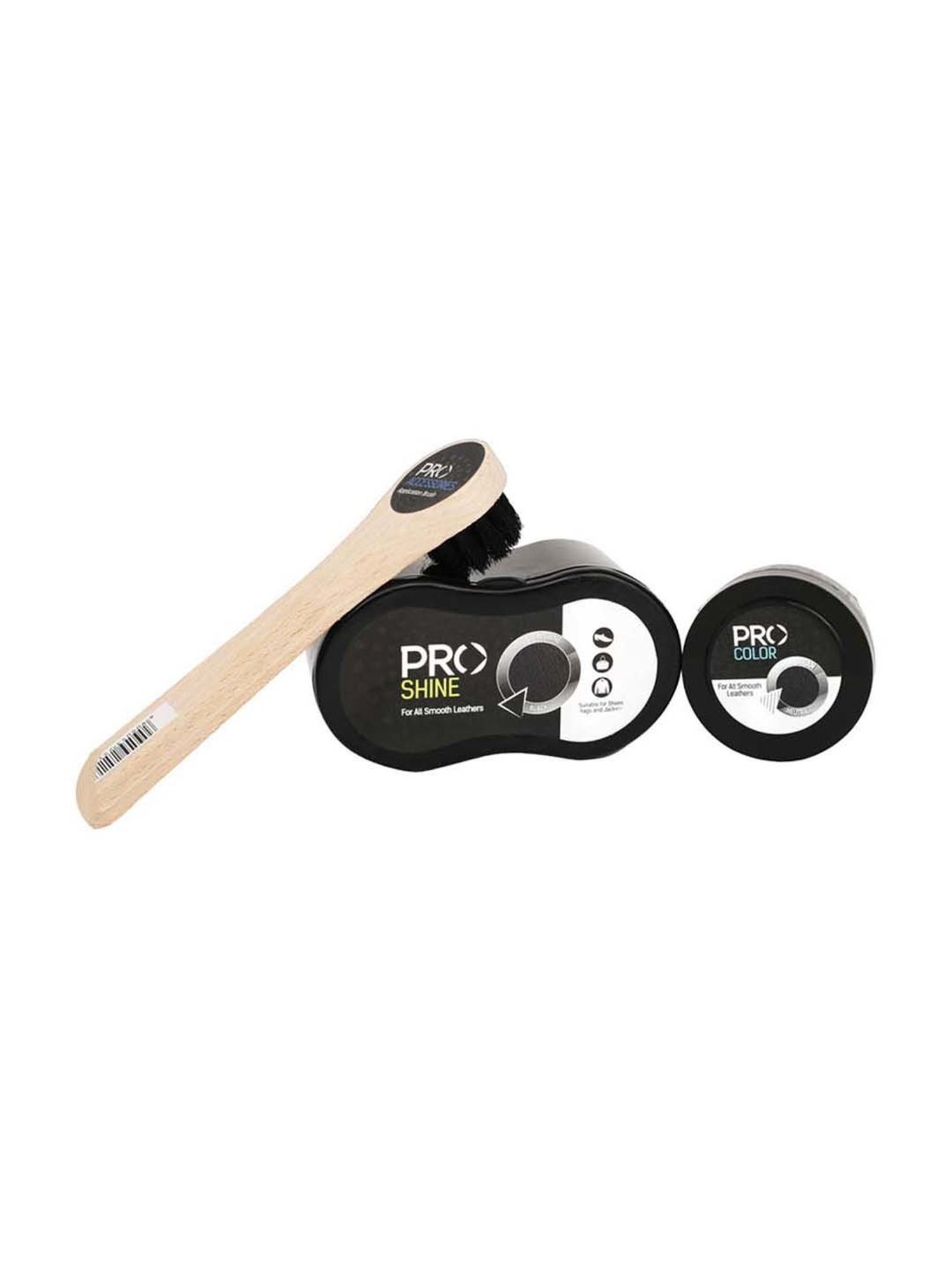 Pro Multicoloured Shoe Care 3 in1 Pack