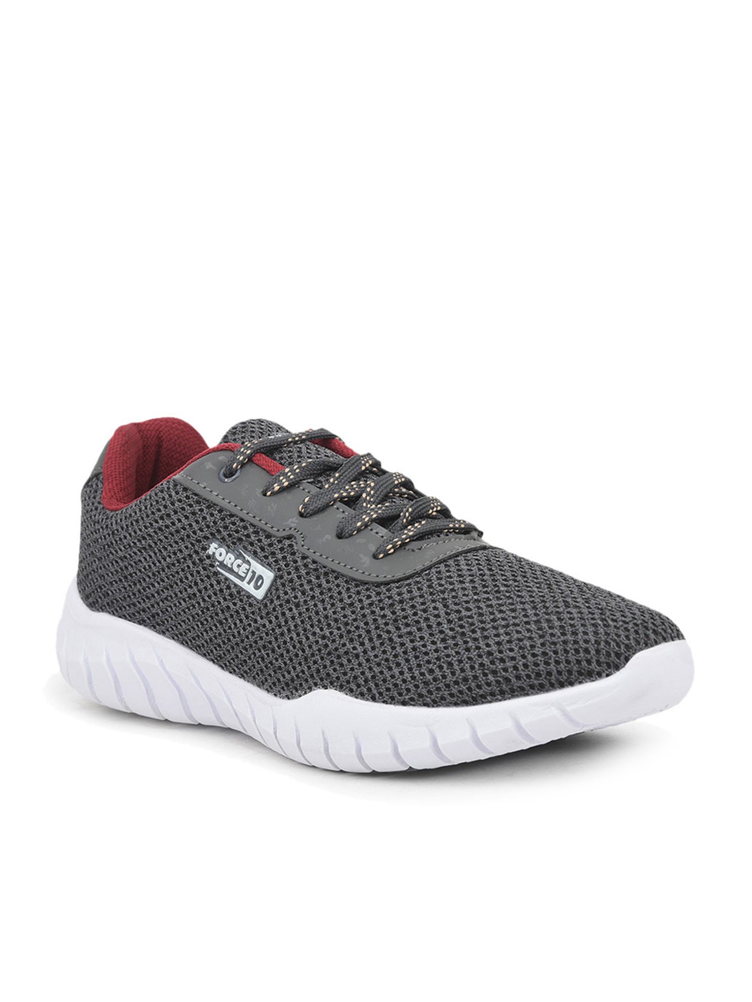 Force 10 by Liberty Men's GARRICK-E Grey Running Shoes