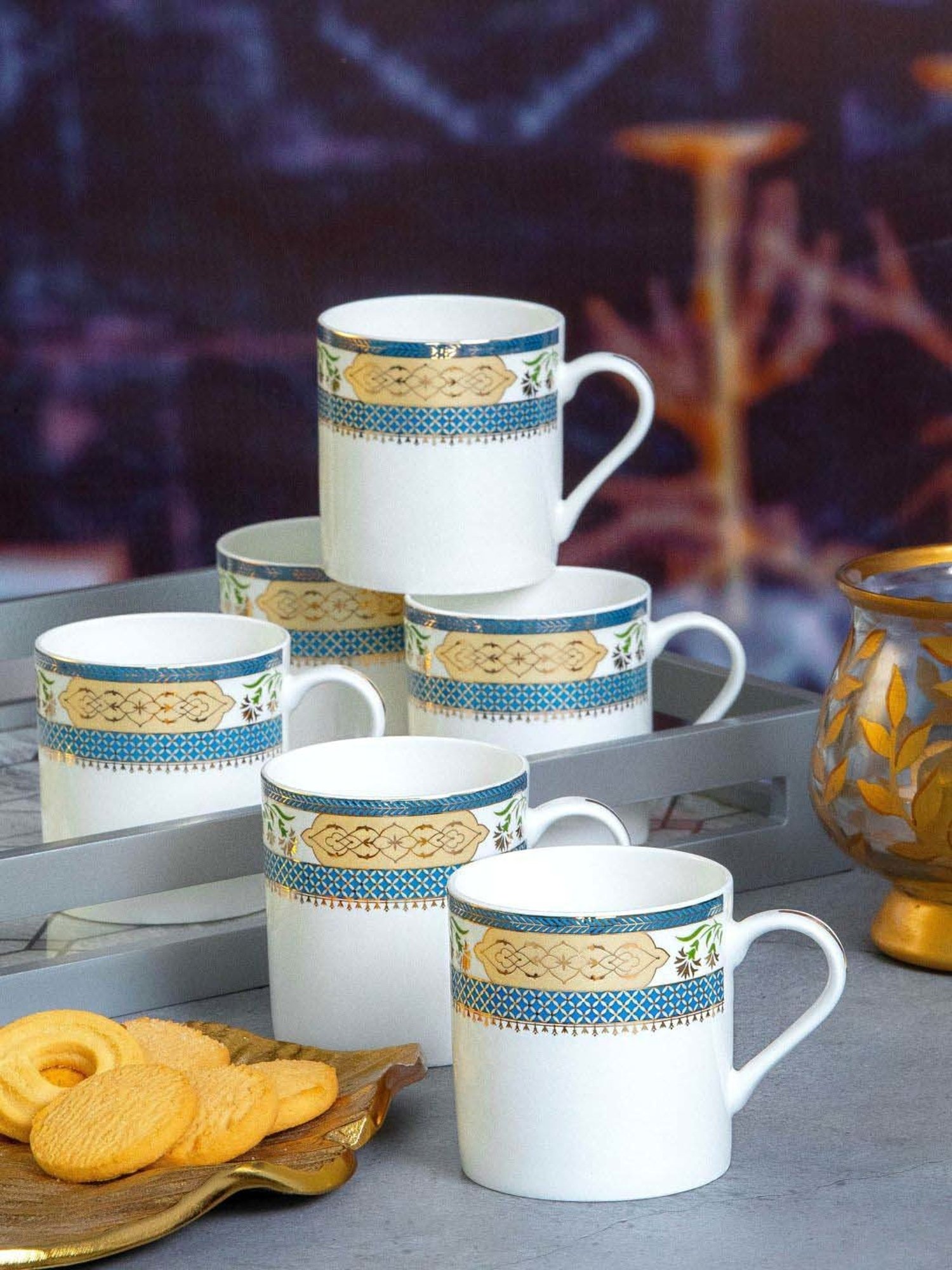 Cello White Opalware Cup (0.18 L) - Set of 6