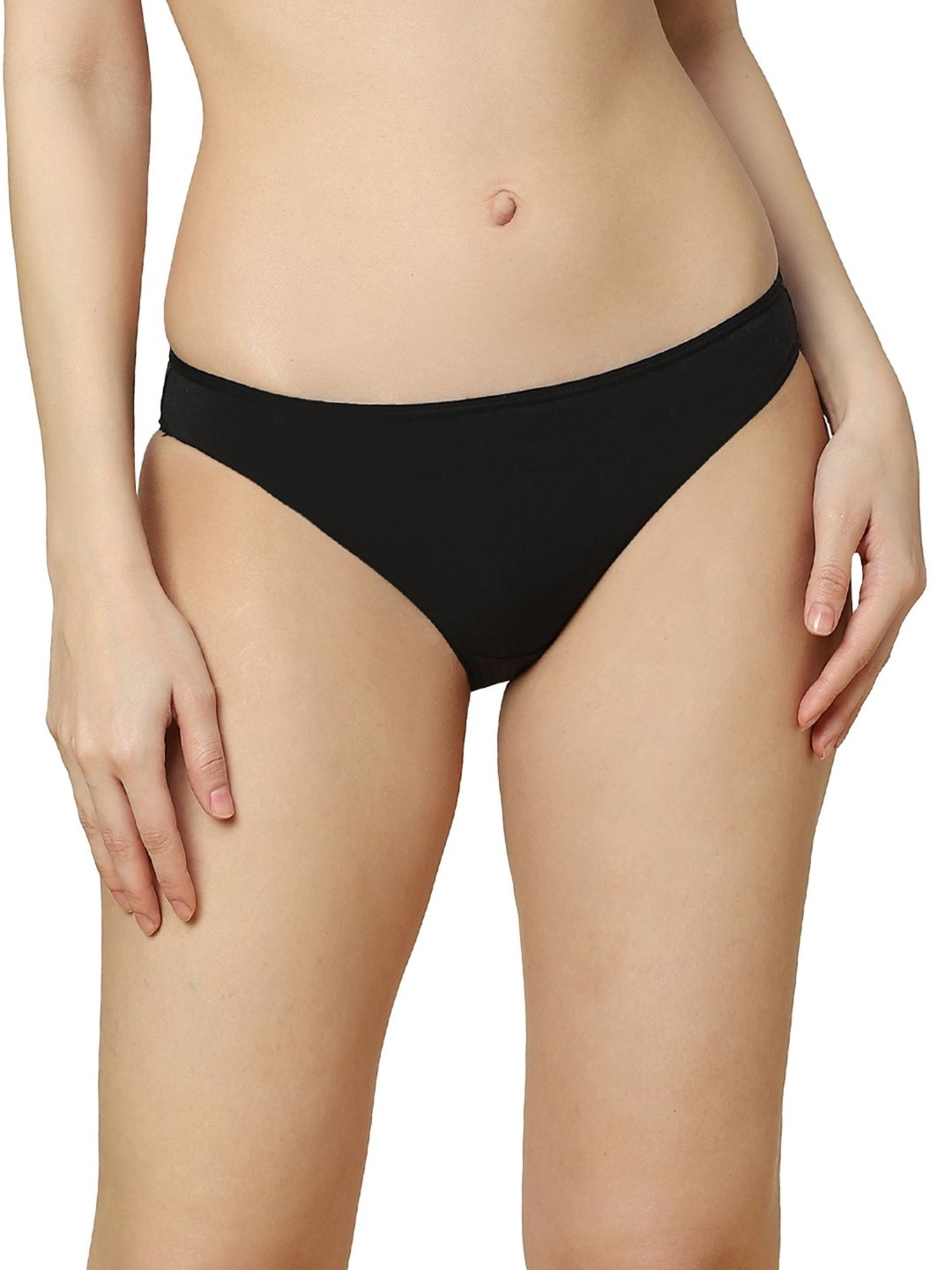 Triumph Red & Black Cotton Panties - Pack Of 3