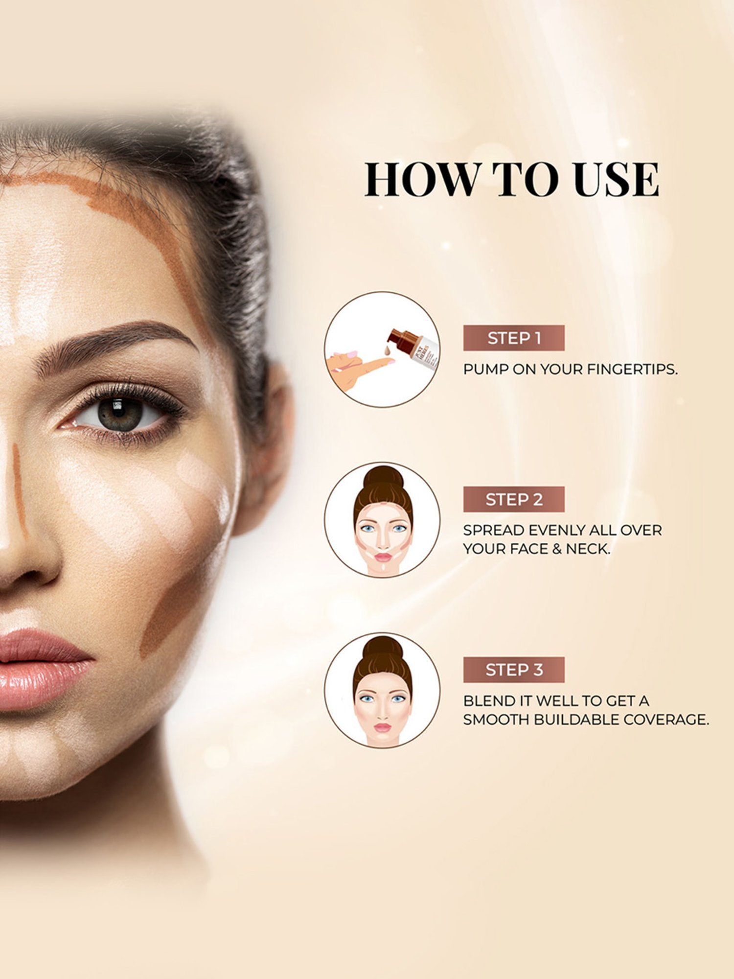 JUST HERBS Hydrating Skin Tint SPF 15+ 0 Porcelain - 40 ml