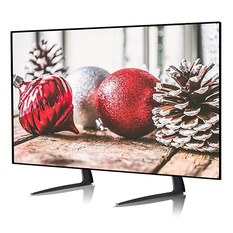 Universal Table Top TV Stand TV Legs TV Base Replacement Height Adjustable Leg Stand for 22 to 65 inch Plasma LCD LED Flat Screen TVs Holds up to 88lbsMax VESA 800 x 500mm