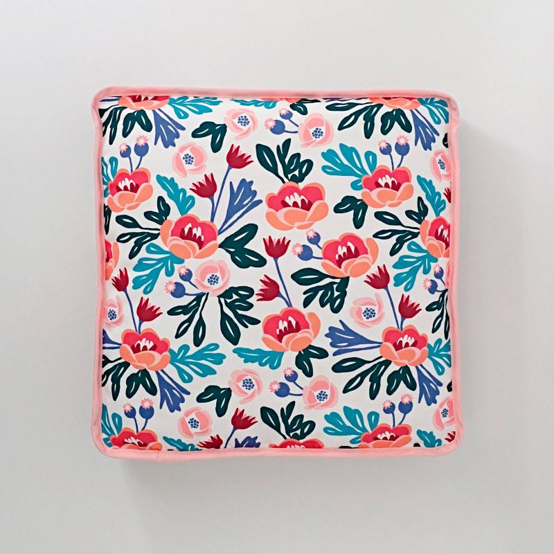 4ct Floral 15"x15" Throw Pillow Set - Bullseye's Playground™