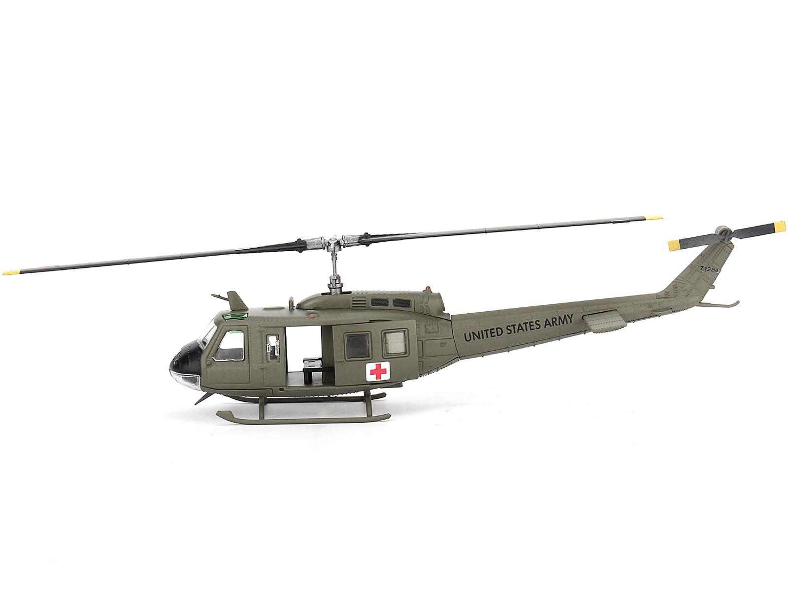 Bell UH-1H Iroquois "Huey" Helicopter "57th Medical Detachment 'Dustoff' Vietnam" (1967) United States Army 1/72 Diecast Model by Bless Wing