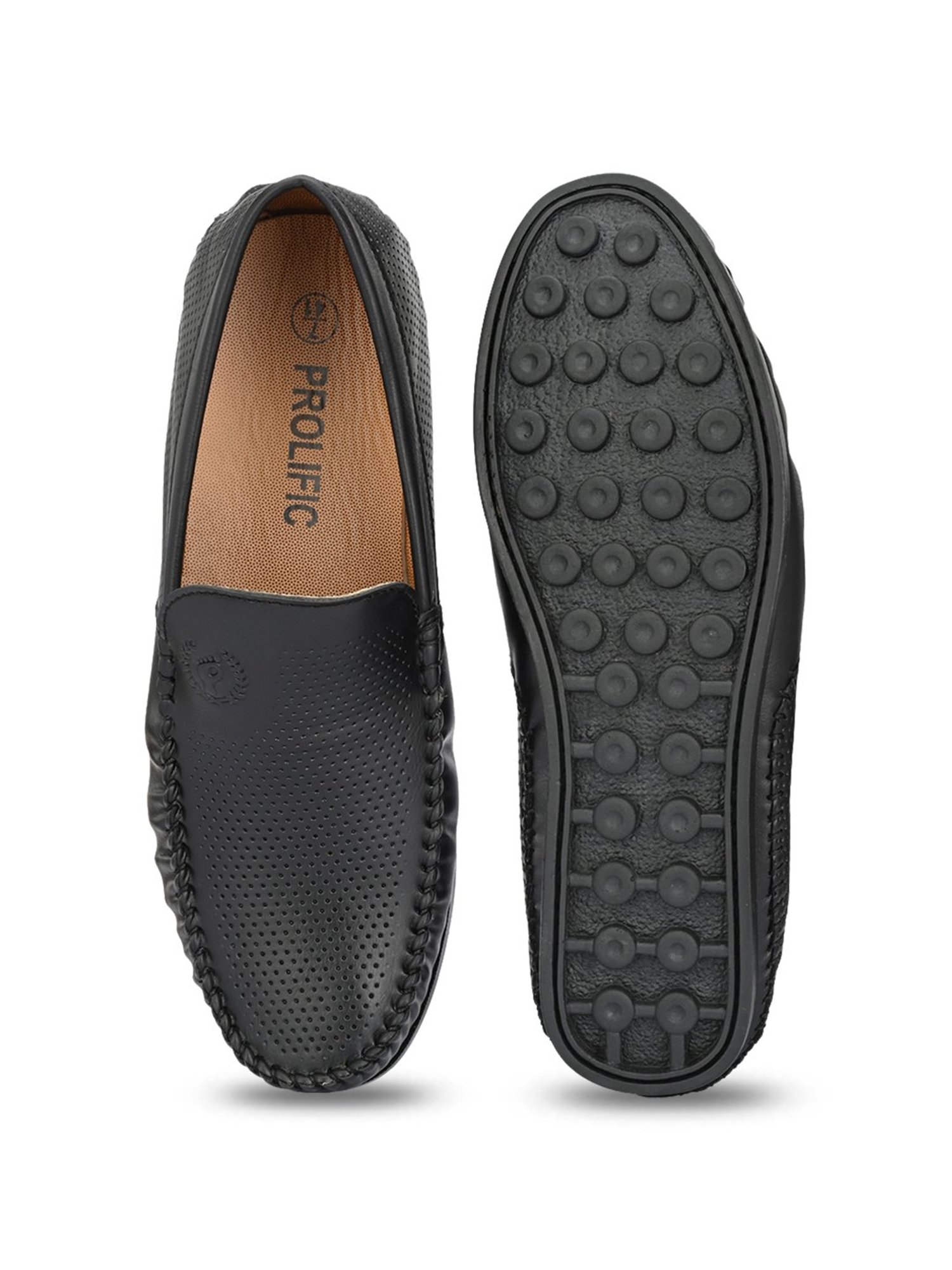 Prolific Men's Black Casual Loafers