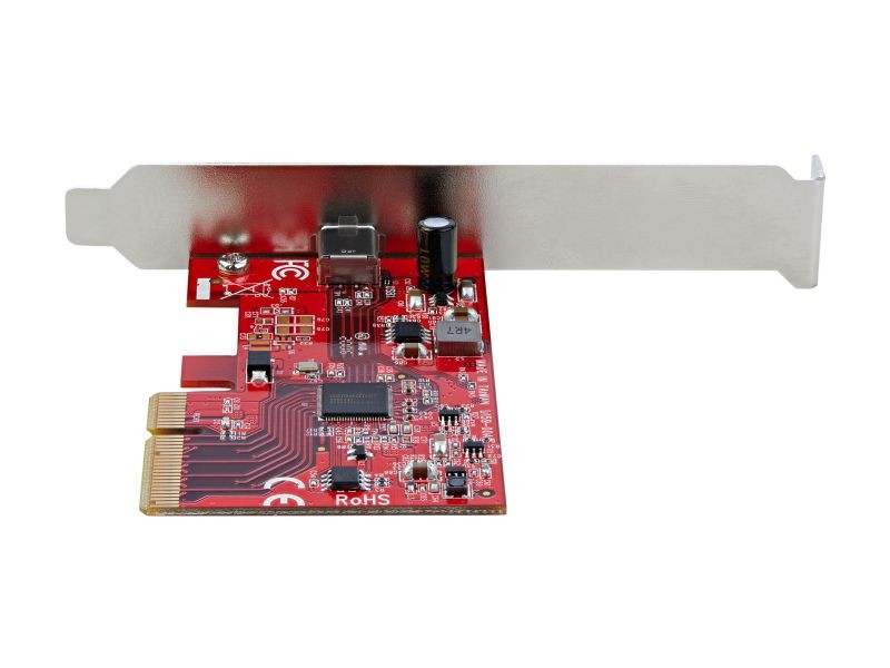 StarTech.com PEXUSB321C 1-Port USB 3.2 Gen 2x2 PCIe Card - USB-C SuperSpeed 20Gbps PCI Express 3.0 x4 Host Controller Card - USB Type-C PCIe Add-On Adapter Card - Expansion Card - Windows & Linux