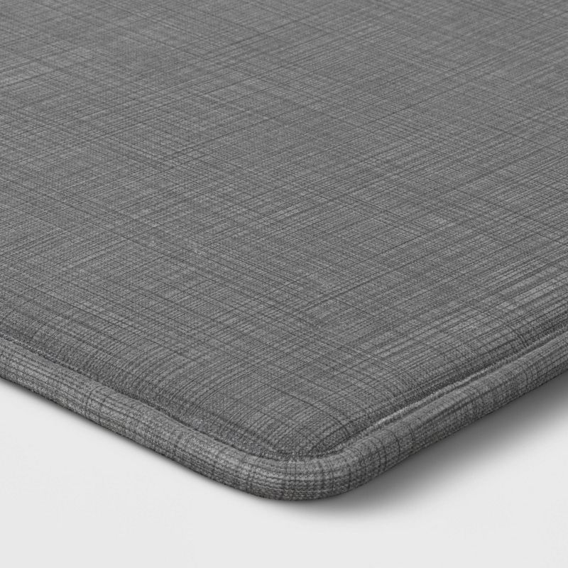 32" x 20" Comfort Kitchen Rug Gray - Made By Design™