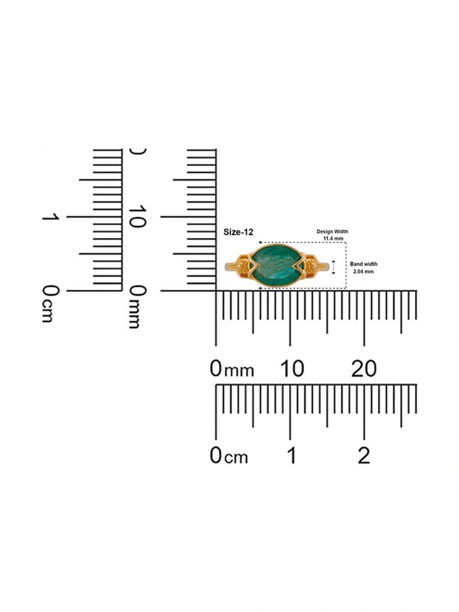 CKC Classic Emerald Gold Ring