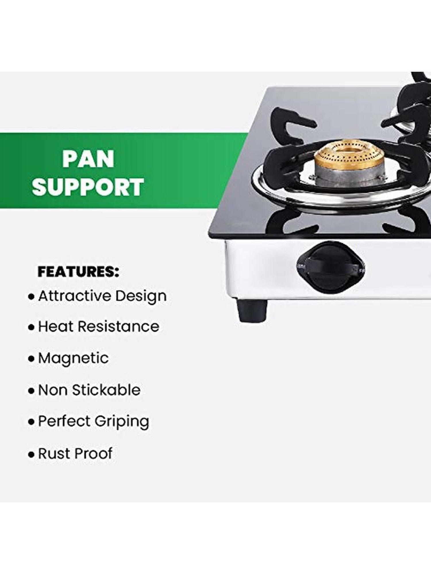 Glen LPG Gas Stoves with 3 Burner