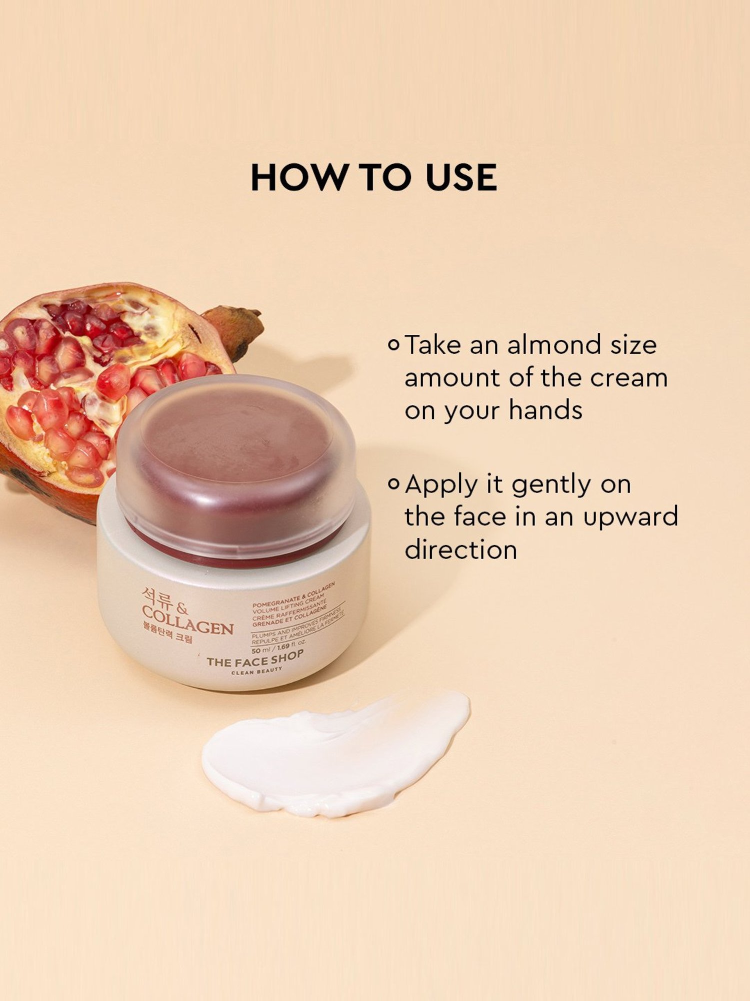 The Face Shop Pomegranate & Collagen Volume Firming Cream - 50 ml