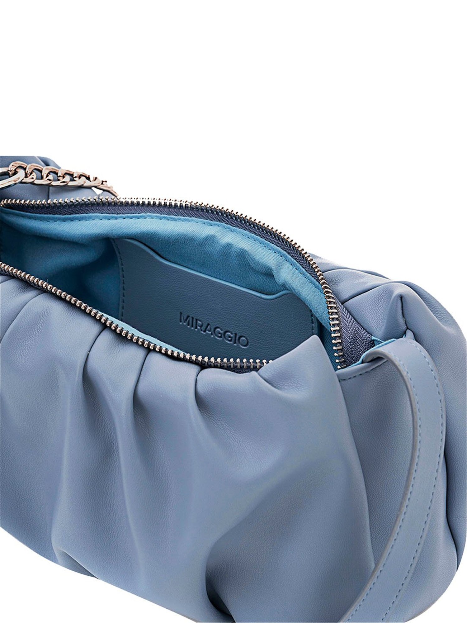 Miraggio Fall Cream Medium Irene Soft Gathered Shoulder Handbag