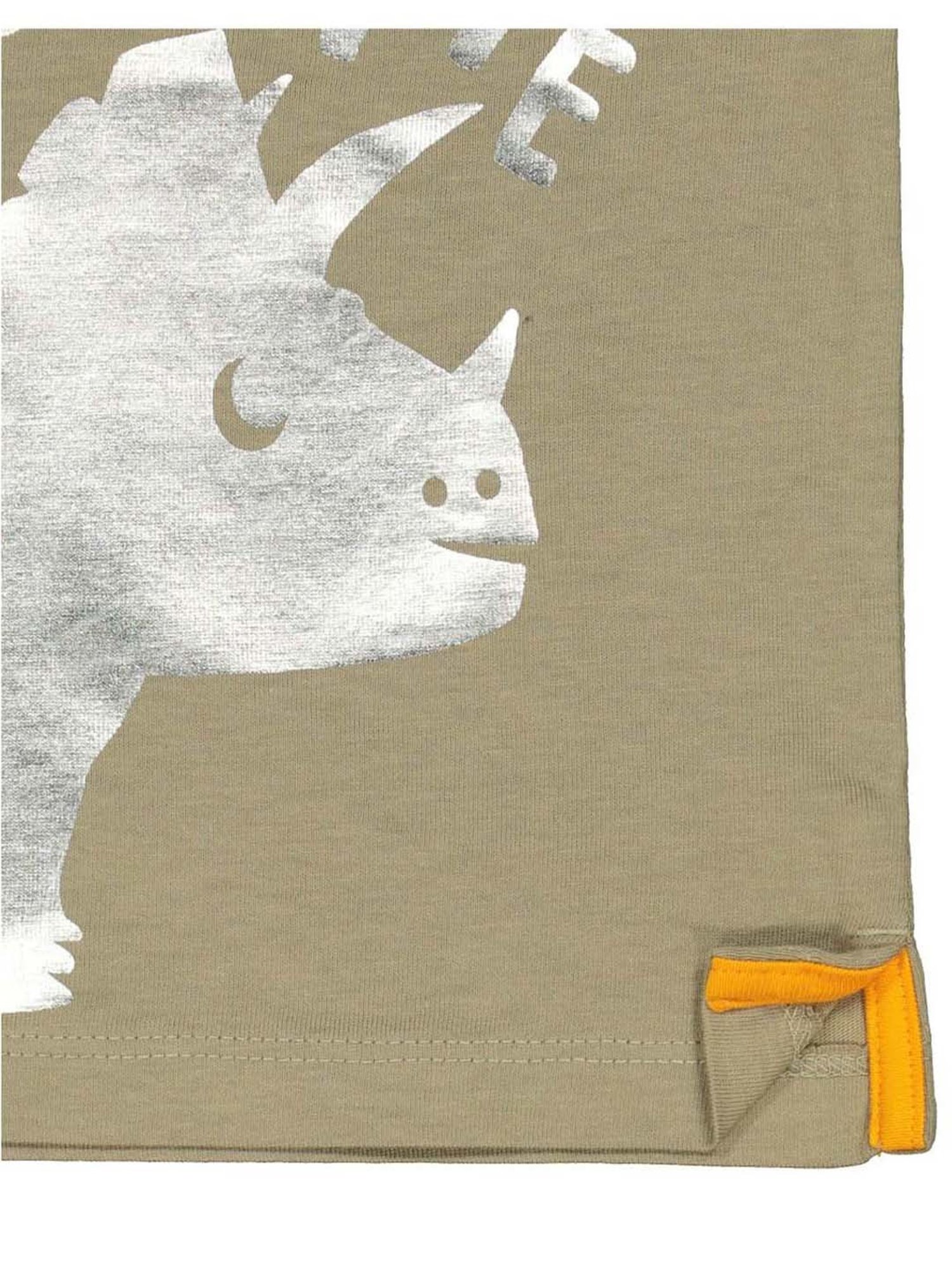 Mothercare Kids Beige Cotton Printed T-Shirt