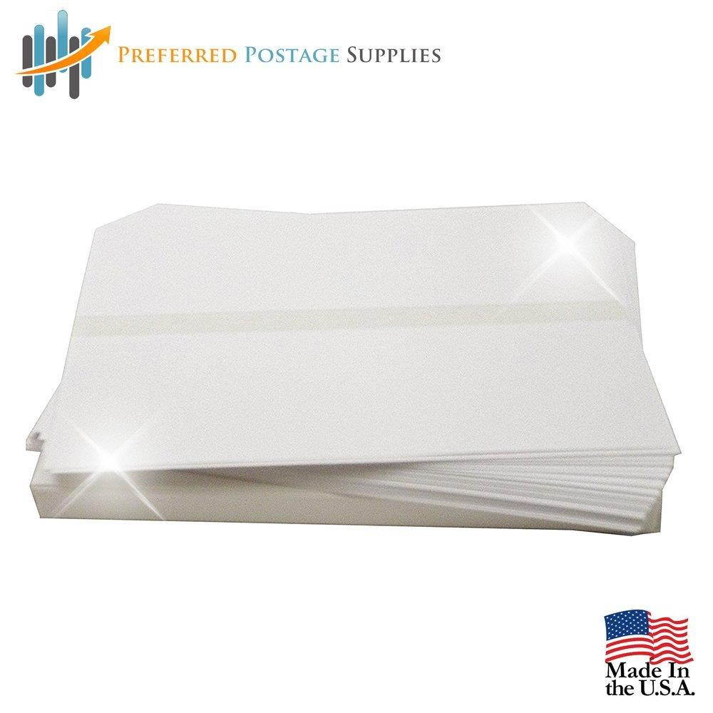 (USPS Approved) Box of 100 Double Postage Meter Tapes 5 1/2 x 3 1/2 With Perf Compares to Pitney Bowes 612-0, 612-7, 612-9 & 620-9 Postage Meter Tape 05204 Two labels Per Sheet