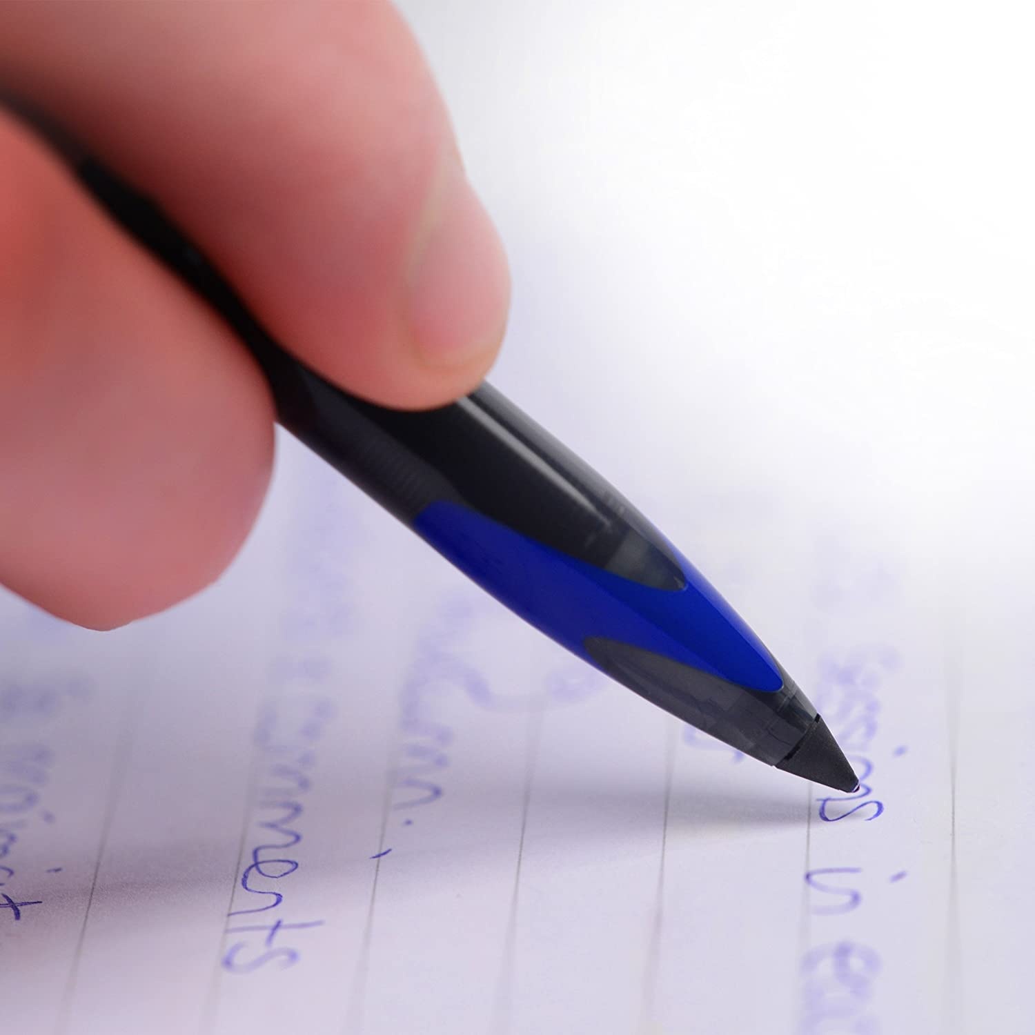 Uni-Ball AIR - 0.7mm Medium Rollerball - Pack of 3 - Black - UBA-188-L