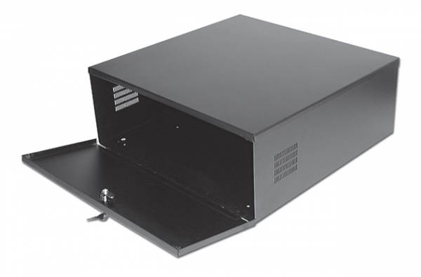LTS LT-DVRLB18-18-5 DVR lockbox 18&rdquo; W x 18&rdquo; L x 5&rdquo; H Super Strong 16 Gauge Steel with Cooling Fan