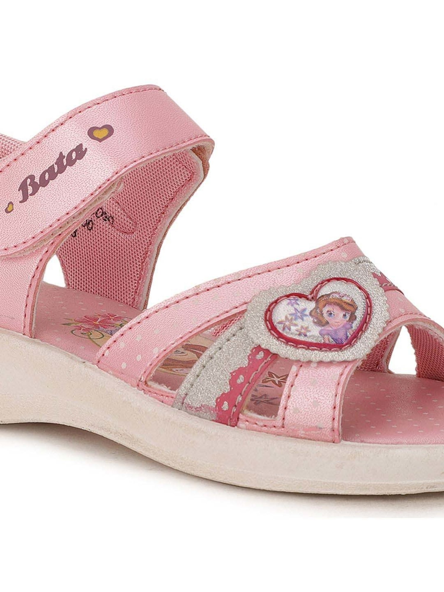 Bubblegummers by Bata Kids Pink Ankle Strap Sandals