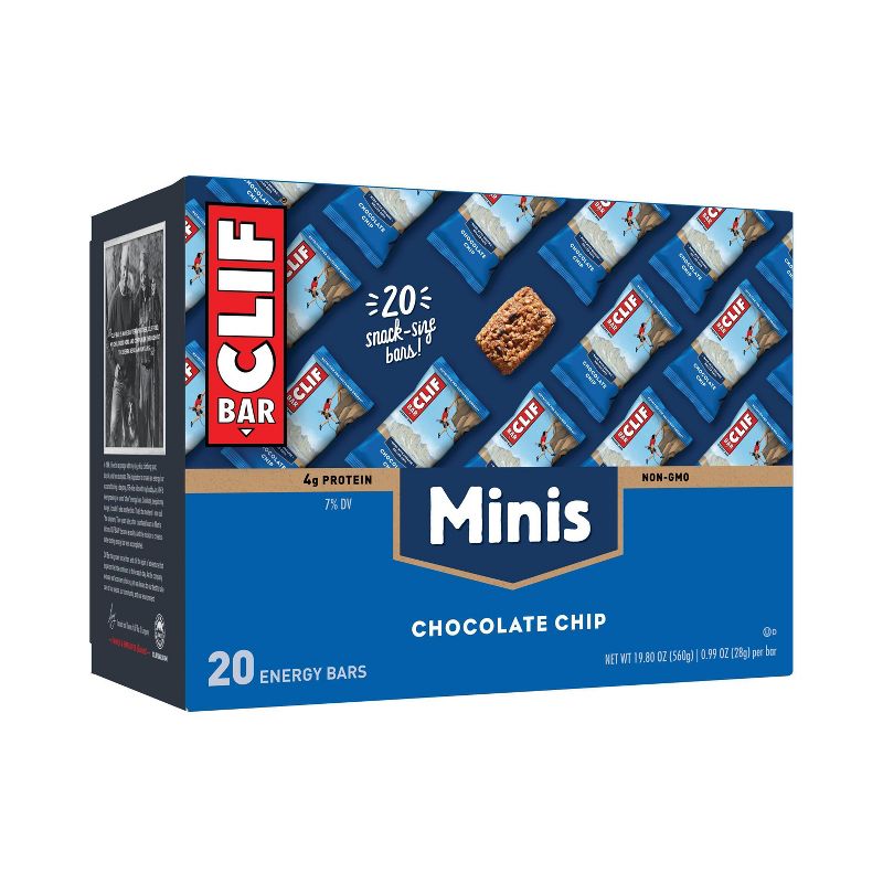 CLIF Bar Chocolate Chip Energy Bar Minis - 20ct