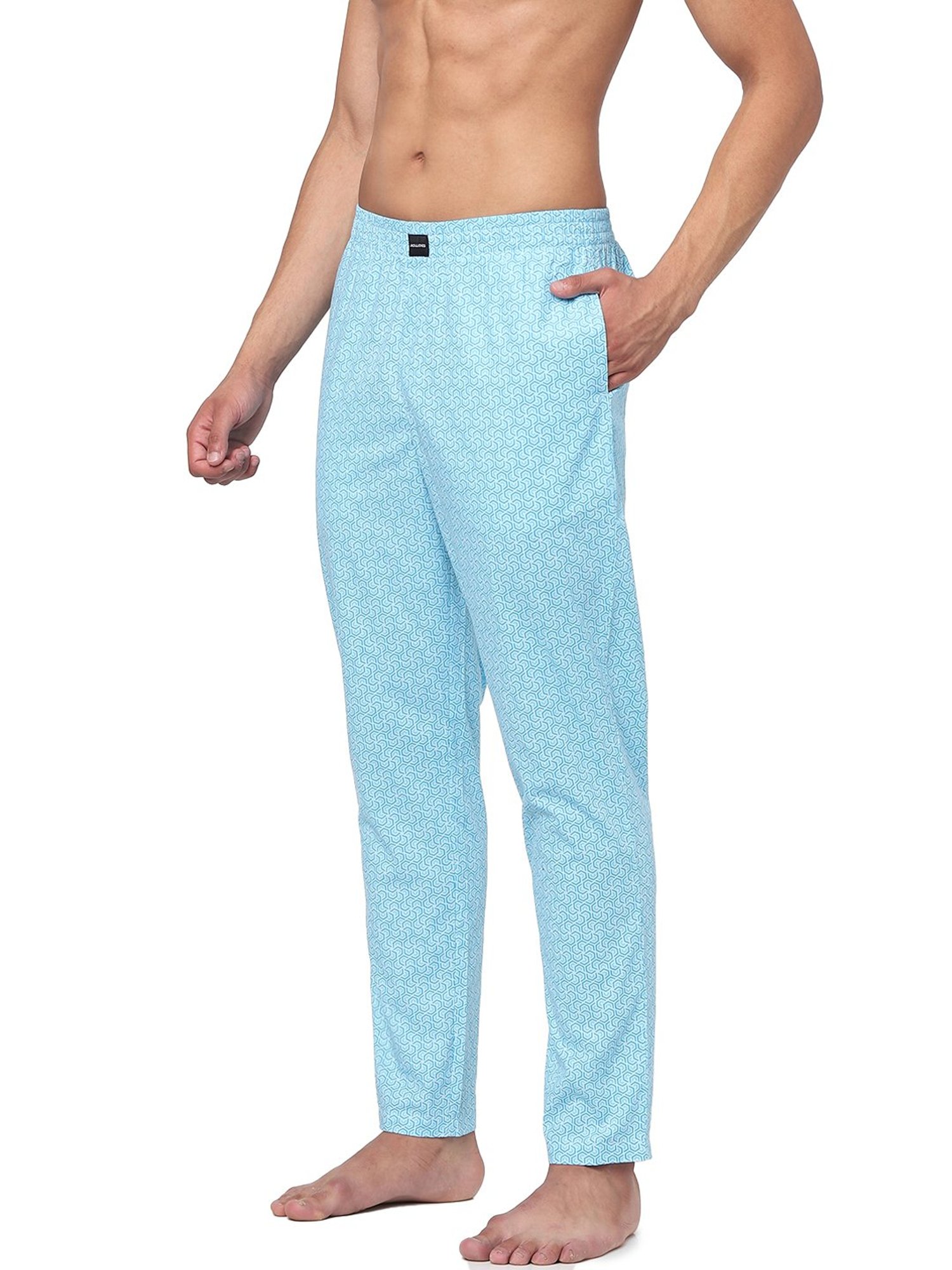 Crimsoune Club White Cotton Regular Fit Printed Lounge Shorts