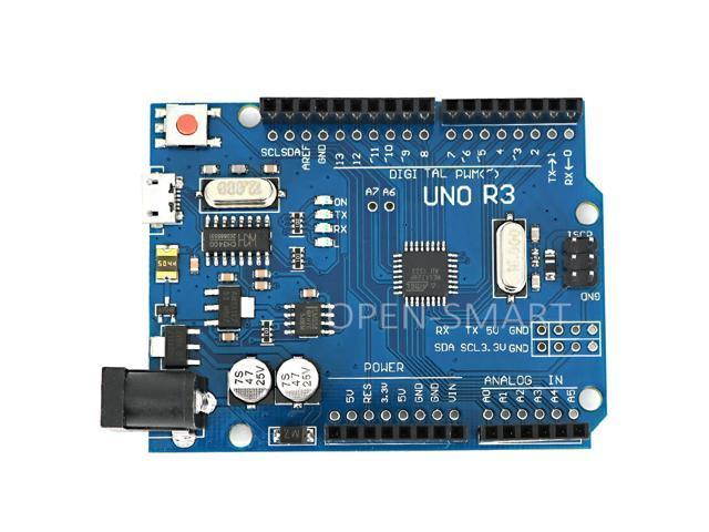 Micro USB Port UNO R3 Development Board Microcontroller ATmega328P for Arduino Win Mac without USB Cable