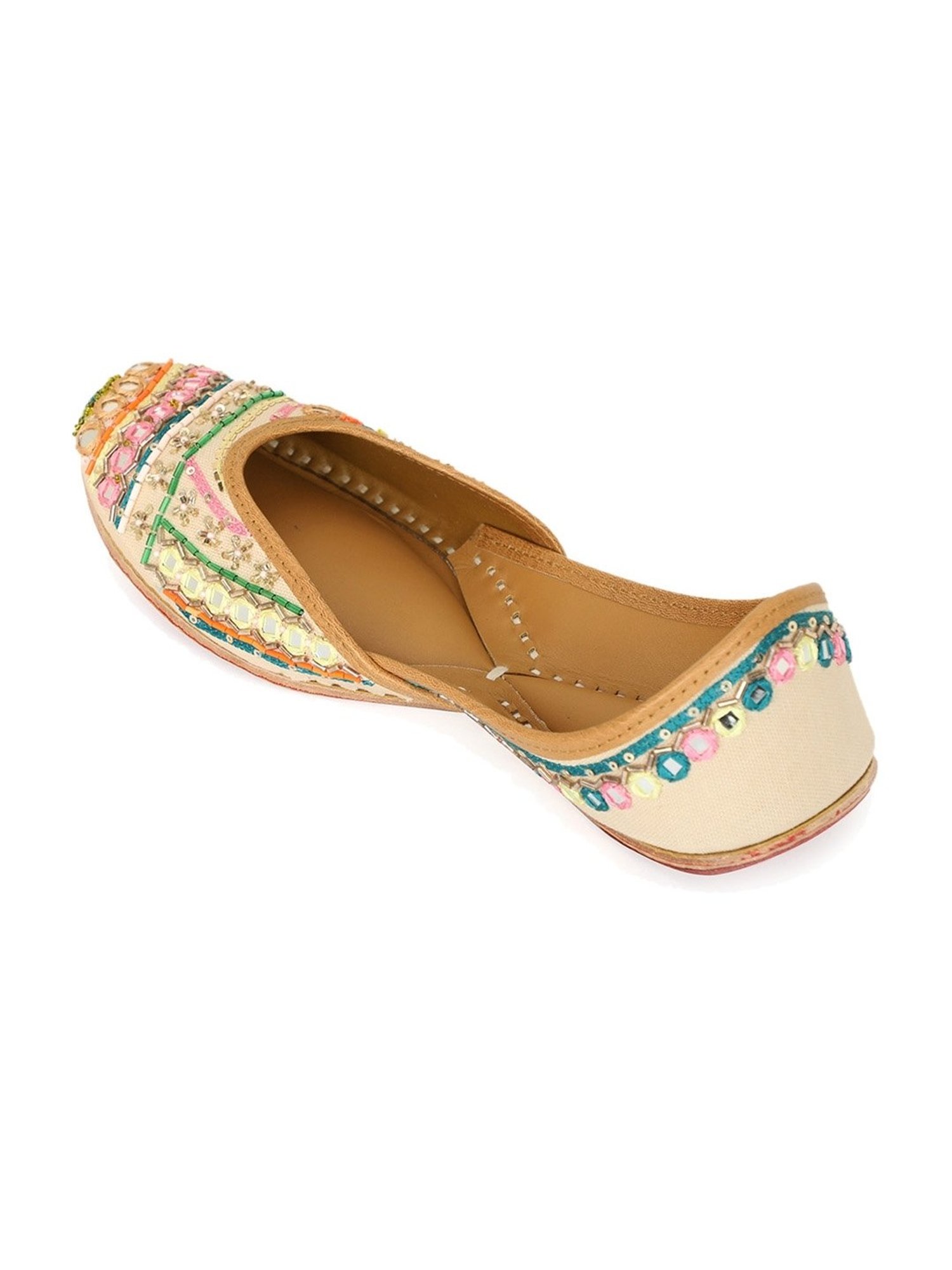 NR by Nidhi Rathi Women's Mulitcolored Ethnic Juttis