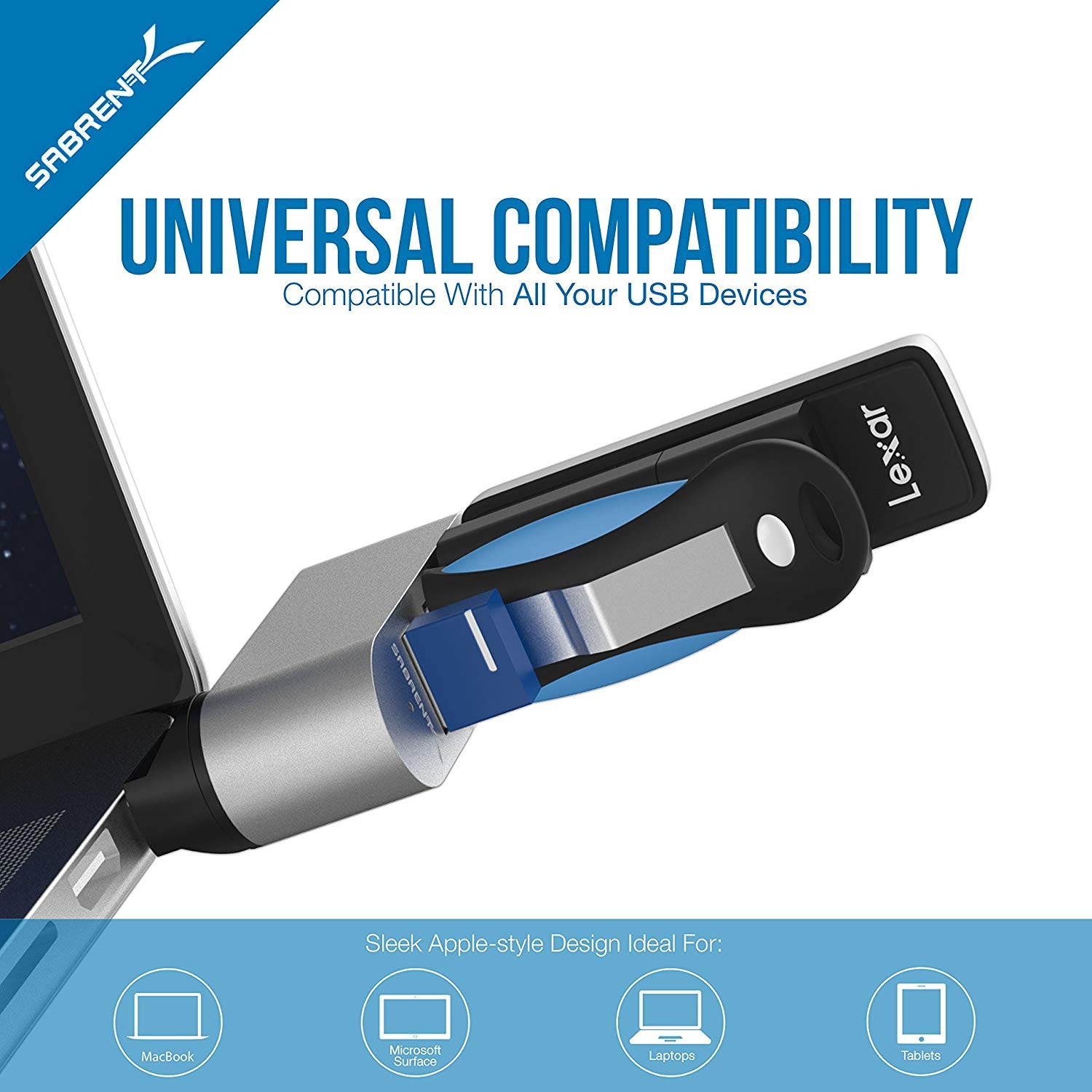 Sabrent Premium 4 Port Aluminum Mini USB 2.0 Hub [90&deg;/180&deg; Degree Rotatable] (HB-UMMC)