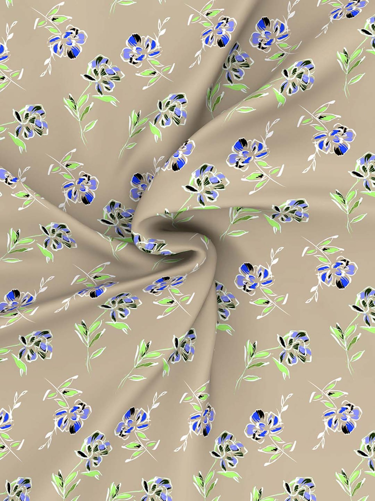 Maspar Modern Sanctuary Beige Cotton 160 TC Bed Sheet Set