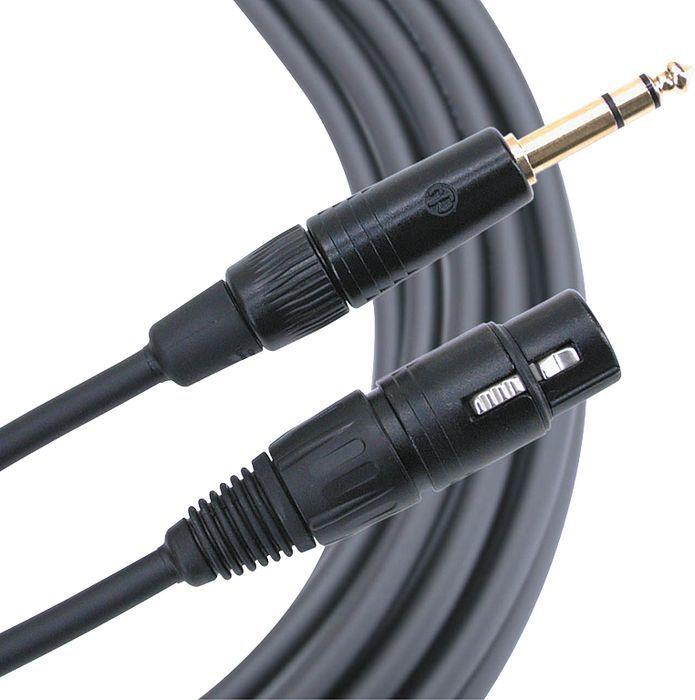 Mogami Gold 3' 1/4" TRS Male to 3-Pin XLR Female Balanced Quad Patch Cable